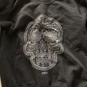 Obey sugar skull sweatshirt